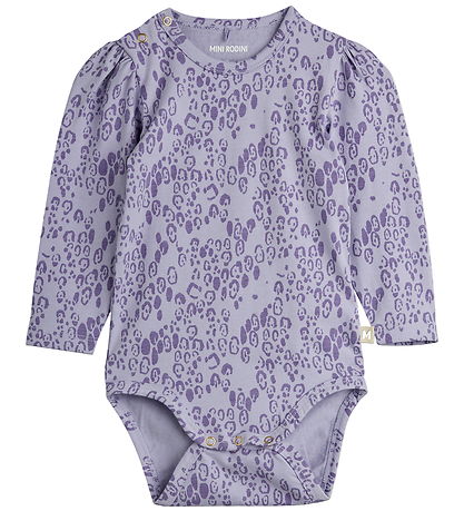 Mini Rodini Body I/e - Leopard - AOP - Purple