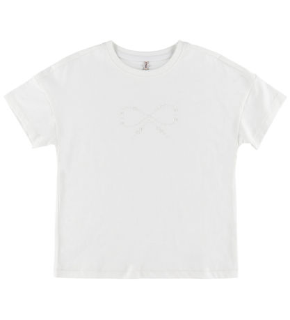 Kids Only - T-Shirt - KogKate - O-Ausschnitt Pearl Top - Cloud T