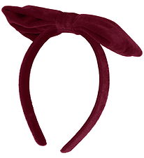 Hust and Claire Hairband - HCFannie - Teaberry w. Bow Hust and Claire Hairband - HCFannie - Teaberry w. Bow