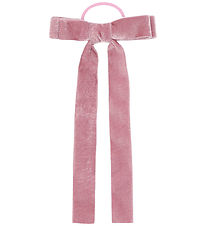 Hust and Claire Hair Tie w. Bow - HCFina - Dusty Rose