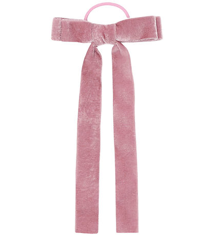 Hust and Claire Hair Tie w. Bow - HCFina - Dusty Rose