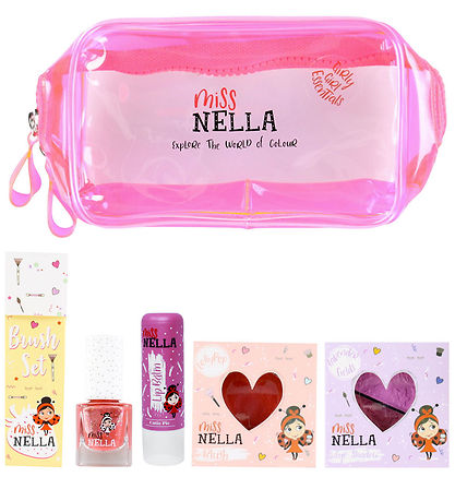 Trousse de maquillage av. Sommaire Miss Nella - Rose Sélection G Trousse de maquillage av. Sommaire Miss Nella - Rose Sélection G