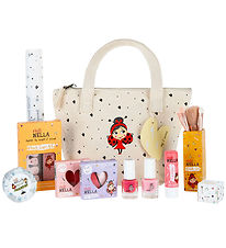 Miss Nella Makeup Bag w. Contents - Happy Birthday To Me Blue - Miss Nella Makeup Bag w. Contents - Happy Birthday To Me Blue -