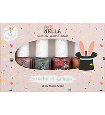 Miss Nella Nail Polish - 4-Pack - Pink & Green
