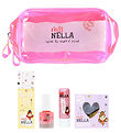 Trousse de maquillage av. Contenu Miss Nella - Girly Girl Rose Trousse de maquillage av. Contenu Miss Nella - Girly Girl Rose