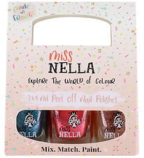 Miss Nella Nail Polish - 3-Pack - Happy Colours