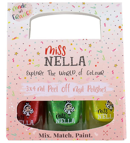 Miss Nella Nail Polish - 3-Pack - Healthy Colours