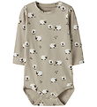 Name It Bodysuit l/s - NbmVroels - Iceland Fossil/Sheep Name It Bodysuit l/s - NbmVroels - Iceland Fossil/Sheep