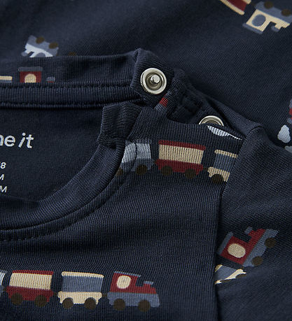Name It Bodysuit l/s - NbmVroels - Navy Blazer/Train