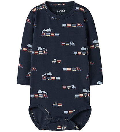 Name It Bodysuit l/s - NbmVroels - Navy Blazer/Train