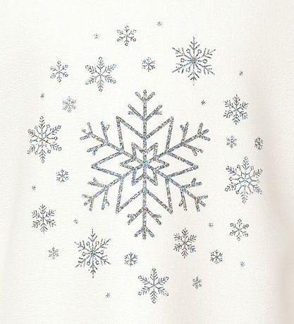 Name It Blouse - NmfViparty - Cloud Dancer/Snowflakes Name It Blouse - NmfViparty - Cloud Dancer/Snowflakes