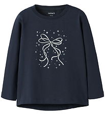 Name It Blouse - NmfViparty - Navy Blazer/Stars Bow