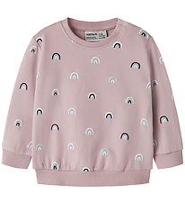 Name It Sweatshirt - NbfVimone - Keepsake Lilac/Rainbow Name It Sweatshirt - NbfVimone - Keepsake Lilac/Rainbow