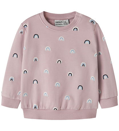 Sweat-shirt Name It - NbfVimone - Souvenir Lilac/Rainbow Sweat-shirt Name It - NbfVimone - Souvenir Lilac/Rainbow