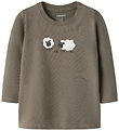 Name It Blouse - NbmVobbi - Walnut/Sheep