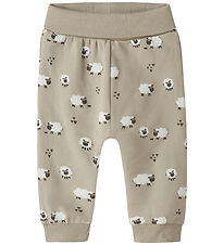 Name It Joggingbuxur - NbmVimmer - Íslenskt steingervingur/Sauðu