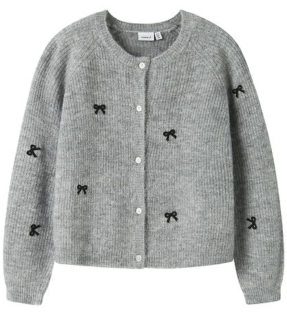 Name It Cardigan - Knitted - NkfRifey - Grey Melange