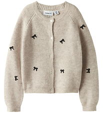 Name It Cardigan - Knitted - NkfRifey - Cement