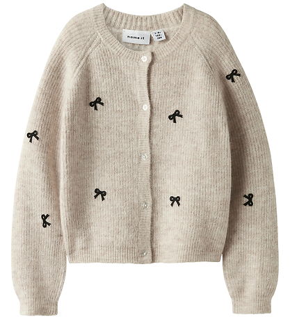 Name It Cardigan - Knitted - NkfRifey - Cement