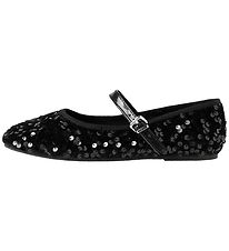 Name It Ballerina Shoes - NkfRenna - Black w. Sequins Name It Ballerina Shoes - NkfRenna - Black w. Sequins