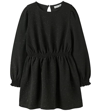 Name It Dress - NkfRoka - Black/O-neck