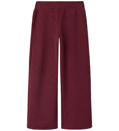 Name It Trousers - NkfRoka - Wide - Burgundy