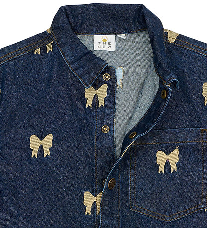 The New Overshirt - - Denim - TnRaquel - Medium+ Blue Denim AOP The New Overshirt - - Denim - TnRaquel - Medium+ Blue Denim AOP