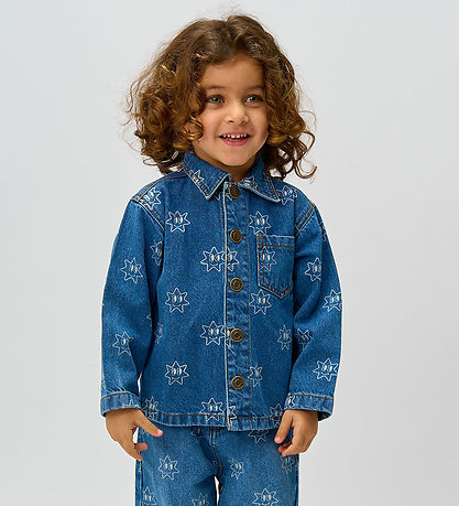 The New Siblings Hemd - TnstRipley - Medium+ Blue Denim AOP