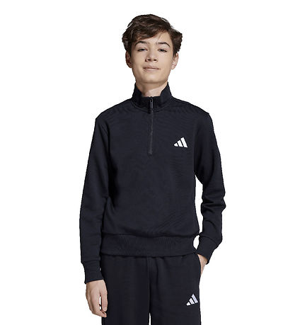 adidas Performance Blouse - J SL FT HZ 220 - Black/White adidas Performance Blouse - J SL FT HZ 220 - Black/White