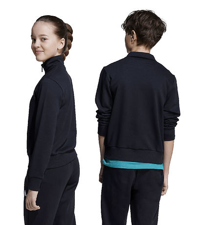 adidas Performance Blouse - J SL FT HZ 220 - Black/White adidas Performance Blouse - J SL FT HZ 220 - Black/White