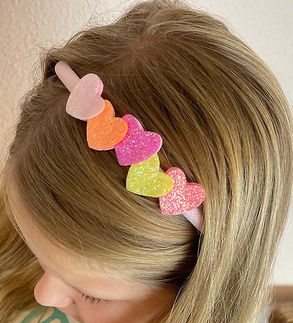 By Stær Haarreifen - Herz - Glitzer Multi By Stær Haarreifen - Herz - Glitzer Multi