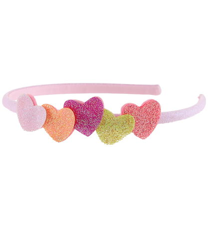 By Stær Haarreifen - Herz - Glitzer Multi