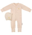 Moonboon Nightsuit w. Hood - Gift Box - Rose Cloud