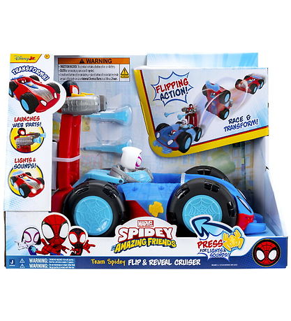 Spidey Voertuig - Spidey Flip & Reveal Cruiser