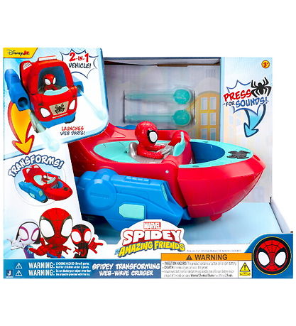 Spidey Vehicle - Spidey Transforming Web-Wave Cruiser