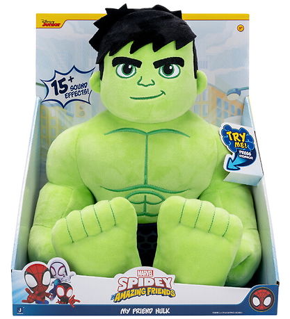 Spidey Soft Toy - Spidey My Friend Hulk Feature Plush