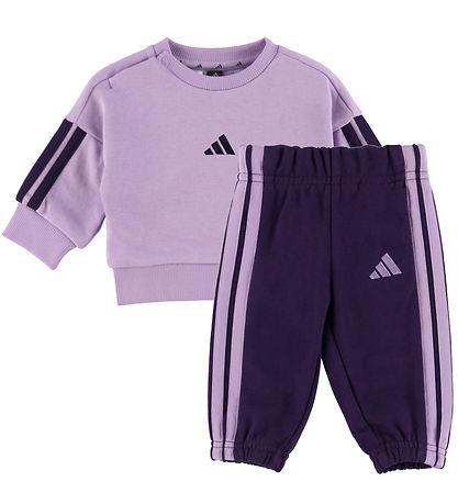 adidas Performance Sweat Set - I 3S FT JOG 240 - POWPLU/AURPLU adidas Performance Sweat Set - I 3S FT JOG 240 - POWPLU/AURPLU