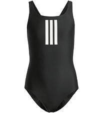 adidas Performance Badeanzug - 3S Mid SUIT GY - Schwarz/Weiß
