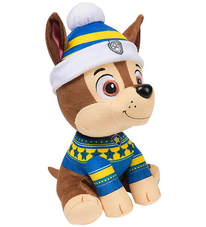 Paw Patrol Soft Toy w. Sound - Holiday Music - 20 cm - Chase
