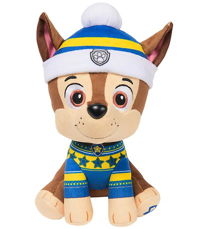 Paw Patrol Soft Toy w. Sound - Holiday Music - 20 cm - Chase