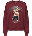 Kids Only Sweatshirt - KogLinda - Cabernet/New York Teddy Kids Only Sweatshirt - KogLinda - Cabernet/New York Teddy