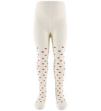Lil' Atelier Tights - NbfReba - Turtledove/Red Hearts Lil' Atelier Tights - NbfReba - Turtledove/Red Hearts
