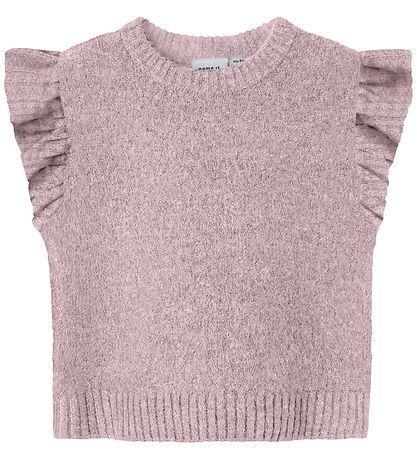 Name It Waistcoat - Knitted - NmfReifyly - Keepsake Lilac Name It Waistcoat - Knitted - NmfReifyly - Keepsake Lilac
