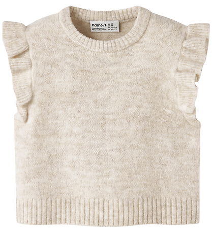 Name It Waistcoat - Knitted - NmfReifyly - Peyote Melange Name It Waistcoat - Knitted - NmfReifyly - Peyote Melange