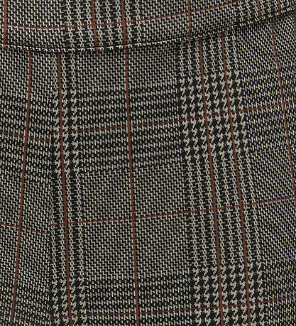 Kids Only Trousers - KogFine - Wide - Seal Brown/Libra Checks