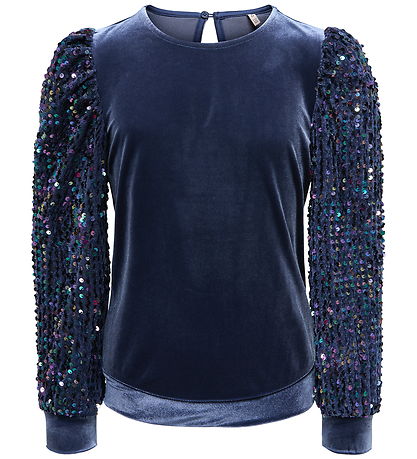 Kids Only Blouse - KogConfidence - Velvet/Sequins - Naval Acade