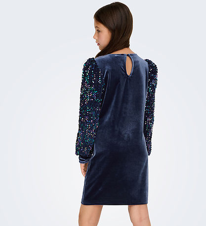 Kids Only Dress - KogConfidence - Velvet/Sequins - Naval Acade Kids Only Dress - KogConfidence - Velvet/Sequins - Naval Acade