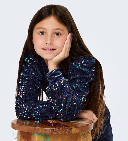 Kids Only Dress - KogConfidence - Velvet/Sequins - Naval Acade Kids Only Dress - KogConfidence - Velvet/Sequins - Naval Acade