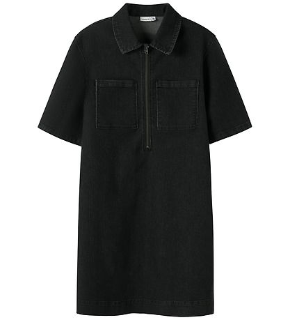 Name It Dress - NkfBlake - 1/2 Loose - Dark Grey Denim Name It Dress - NkfBlake - 1/2 Loose - Dark Grey Denim