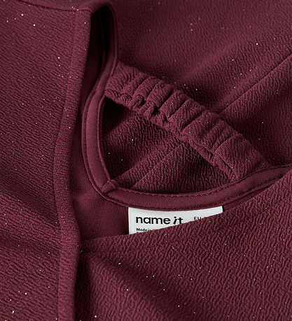 Name It Buksedress - NkfRoka - Burgundy